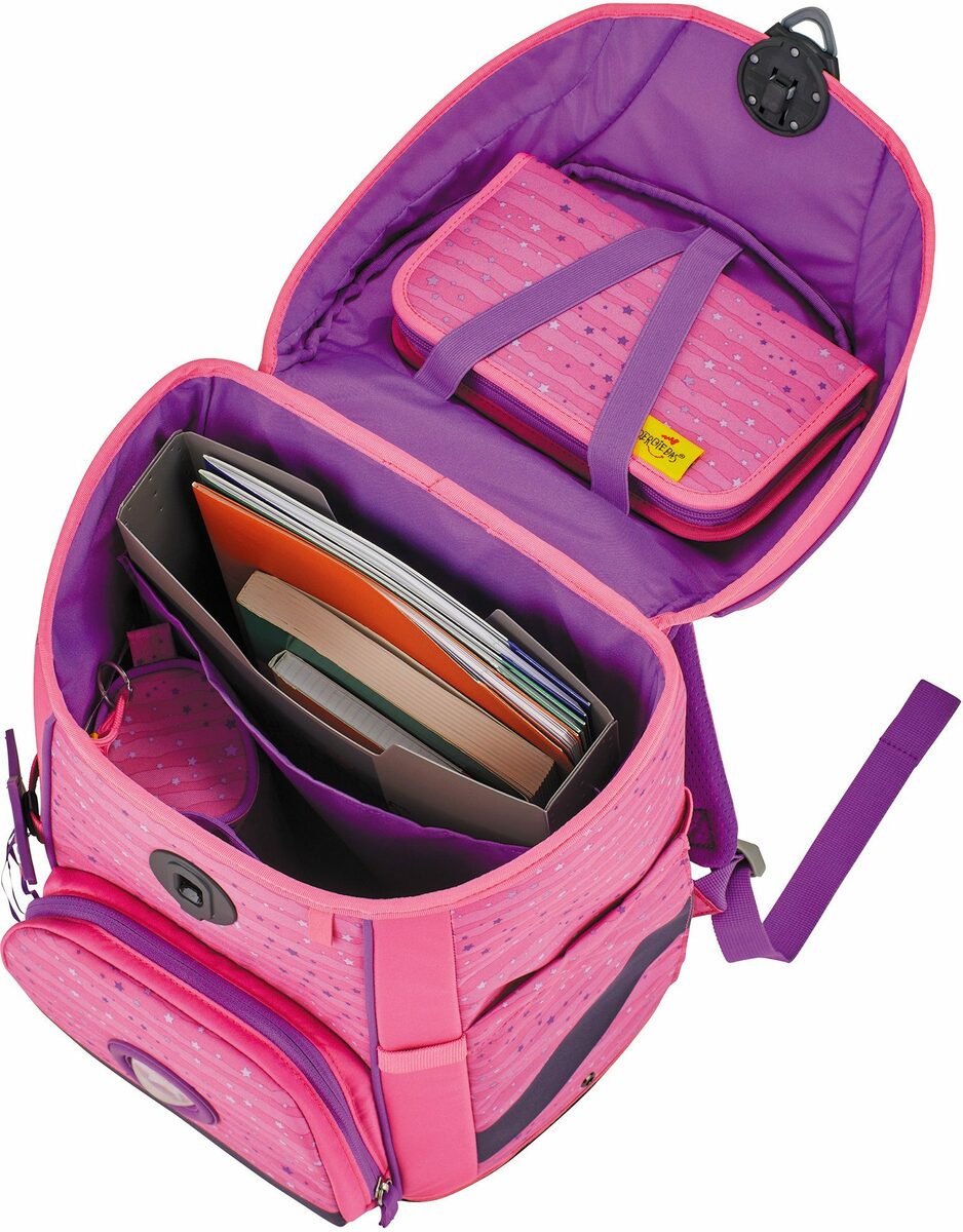 Bild 4 von DerDieDas® Schulranzen Ergoflex Easy, Pretty Unicorn (Set), mit höhenverstellbarem Rückensystem; Faser aus recycelten PET-Flaschen