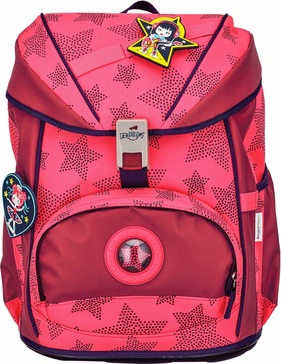Bild 3 von DerDieDas® Schulrucksack ErgoFlex Superflash - Neon Star (Set)