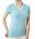 Bild 1 von AUDEN CAVILL Regina Damen Polo-Hemd Freizeit-Shirt AC19S PLW10005 V1628 Blau