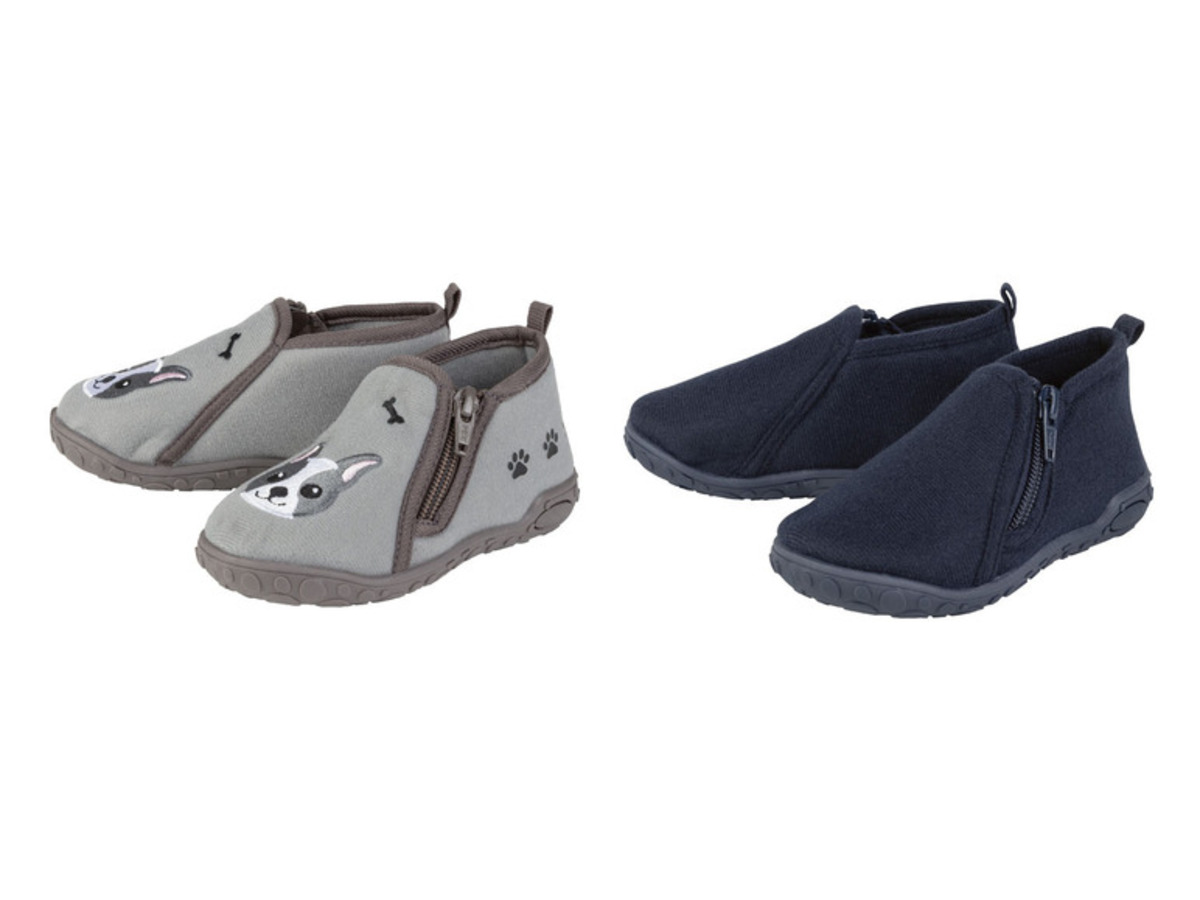 Bild 1 von lupilu® Kleinkinder Jungen Hausschuhe, wärmendes Innenfutter