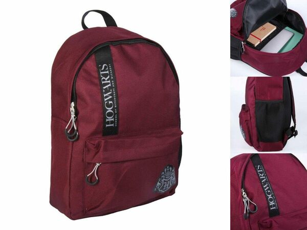 Bild 1 von Harry Potter Rucksack Schulrucksack Harry Potter Hogwarts Rot 31 x 44 x 16 cm