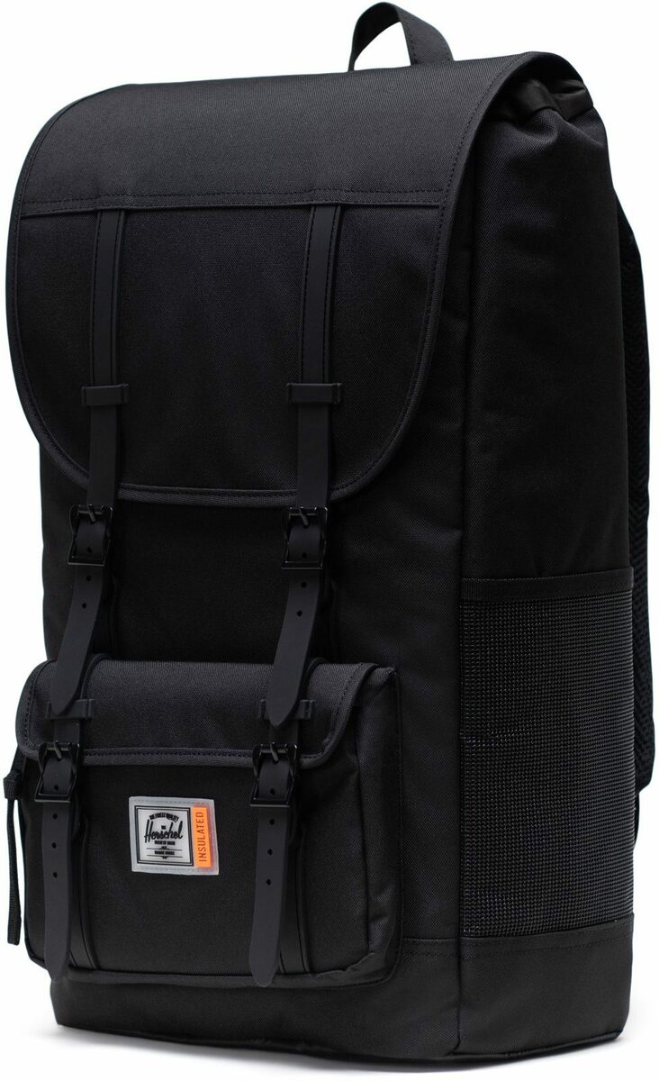 Bild 2 von Herschel Freizeitrucksack Insulated, Little America Pro, Black, zum Teil aus recyceltem Material
