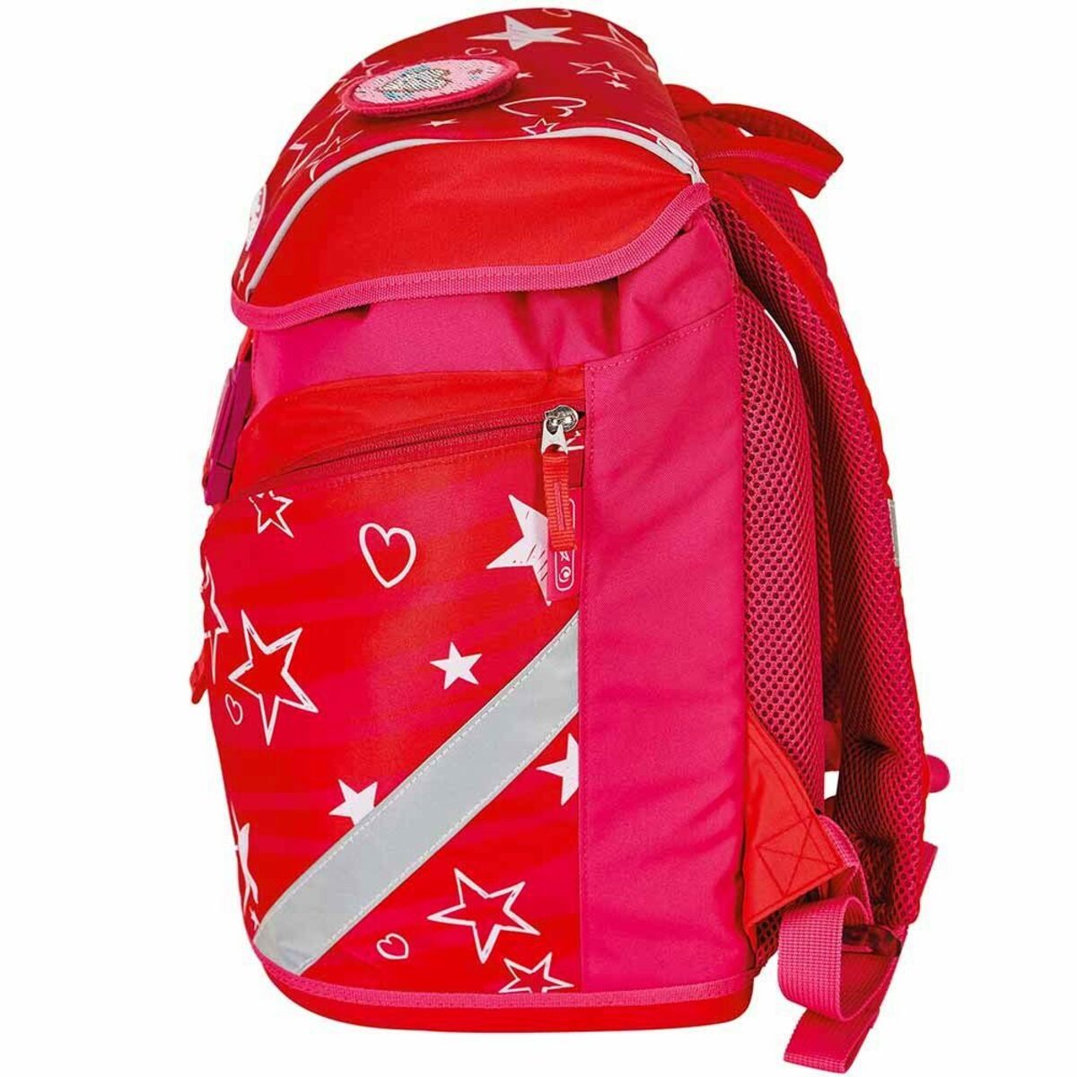 Bild 4 von Herlitz Schulranzen Herlitz Schulrucksack SoftLight Plus Stars & Stripes 17-teilig