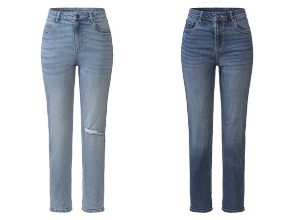 Bild 1 von esmara® Damen Jeans, Straight Fit, hoher Baumwollanteil