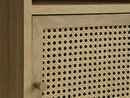 Bild 2 von Nachttisch HALMSTAD 1 Tür Polyrattan/eichefarben