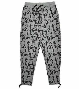 K1X | Kickz WMNS Loose Sweatpants Damen Jogging-Hose mit Camo-Muster 6500-0045/8092 Grau/Schwarz