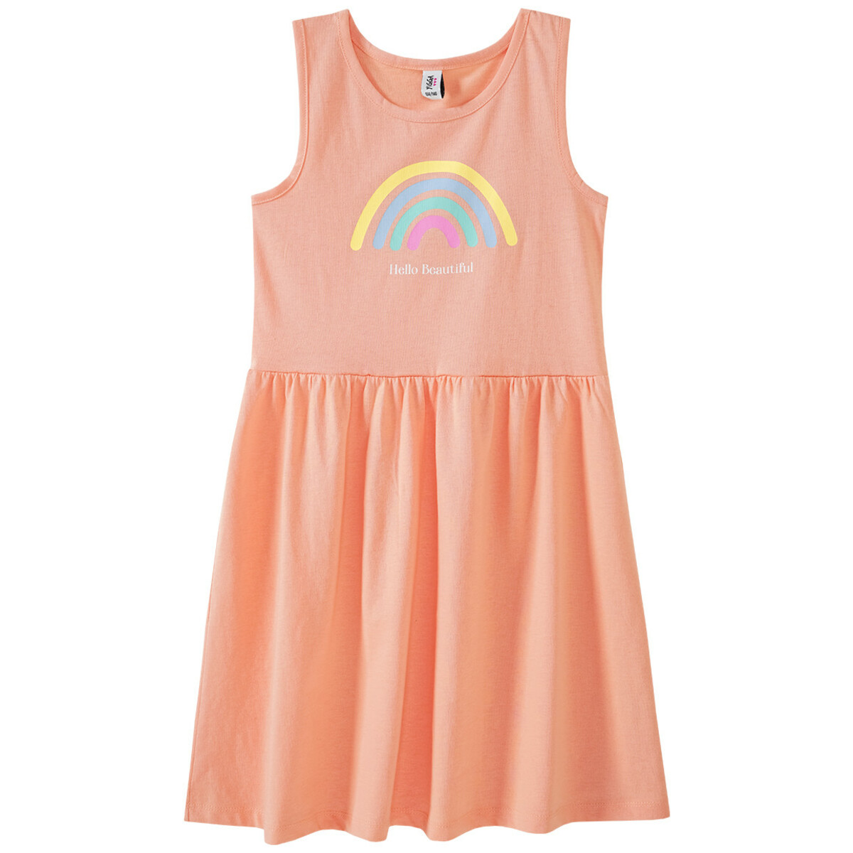 Mädchen Kleid mit Regenbogen-Print von Ernstings Family ansehen!