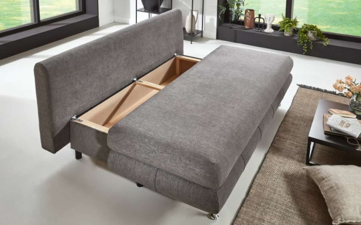 Bild 3 von Schlafsofa SO140 Benfeld, taupe, Liegefläche 140 x 188 cm