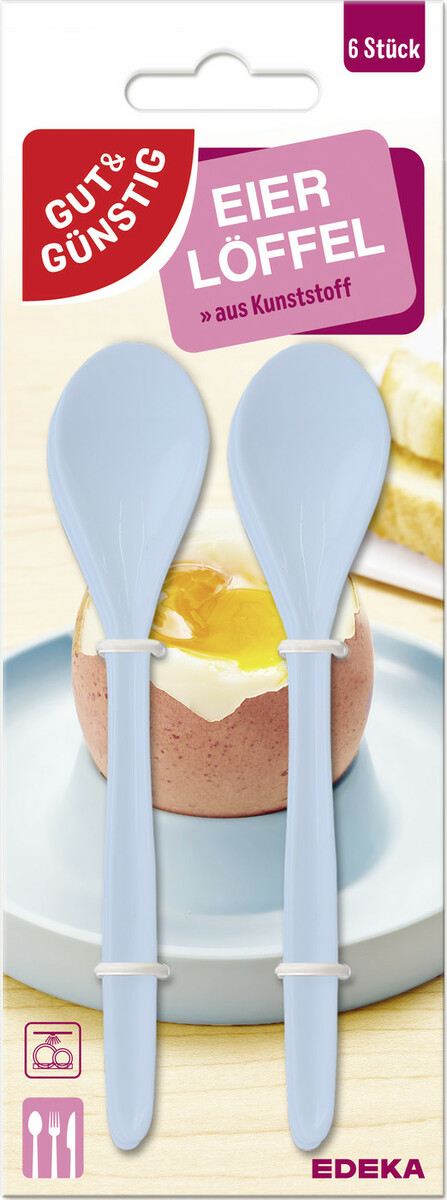 Bild 1 von Gut & Günstig Eierlöffel 6ST