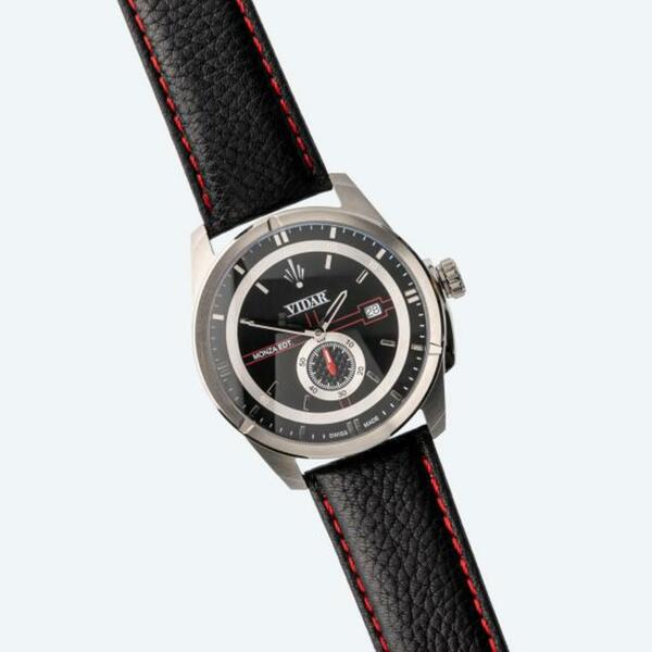 Bild 1 von VIDAR Herren-Automatikuhr "Monza", schwarz