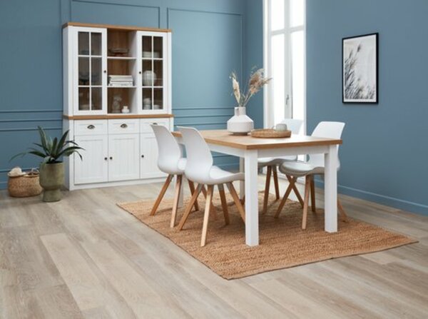 Bild 4 von Aufsatz MARKSKEL 2 Türen weiß/eichefarben