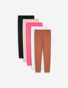 Kinder Leggings - 5er-Pack