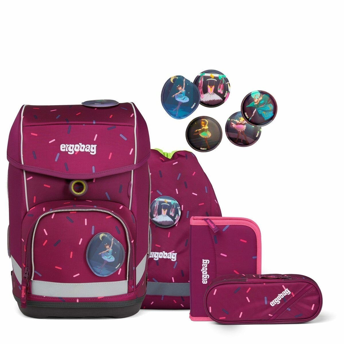 Bild 1 von ergobag Schulranzen Cubo - Schulranzen Set 5tlg.