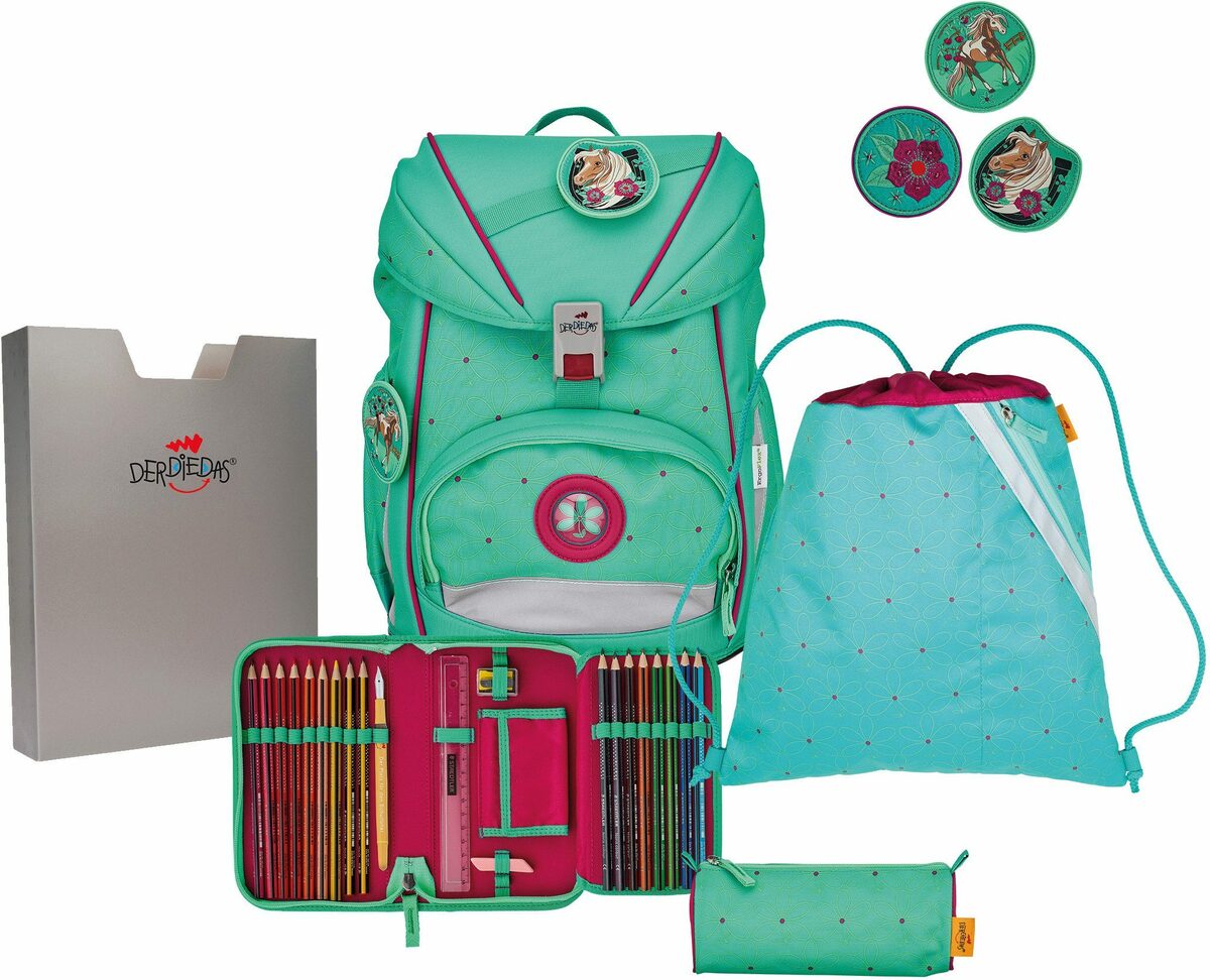 Bild 1 von DerDieDas® Schulrucksack ErgoFlex - Peppermint Pony (Set)