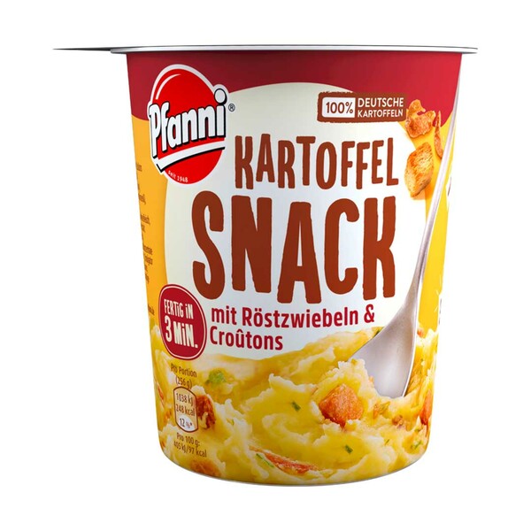 Bild 1 von PFANNI KARTOFFEL SNACK versch. Sorten,  je 56-g-Becher