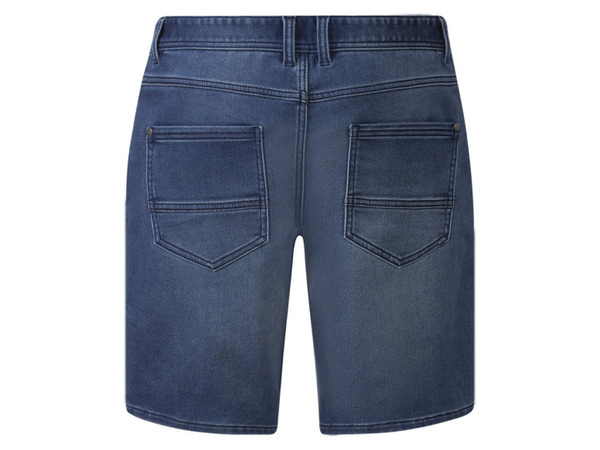 Bild 3 von LIVERGY® Herren Sweat-Denim-Bermudas, normale Leibhöhe