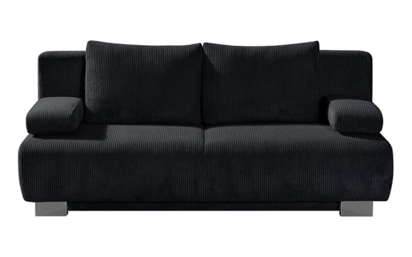 Bild 2 von Restyl - Querschläfer Rowan, Cord in schwarz, Liegefläche ca. 140 x 194 cm