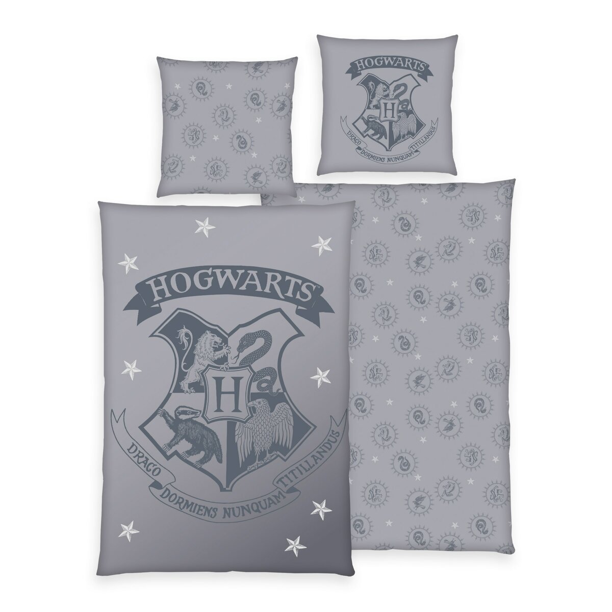 Harry Potter Bettwäsche versch. Ausführungen grau von Netto Marken