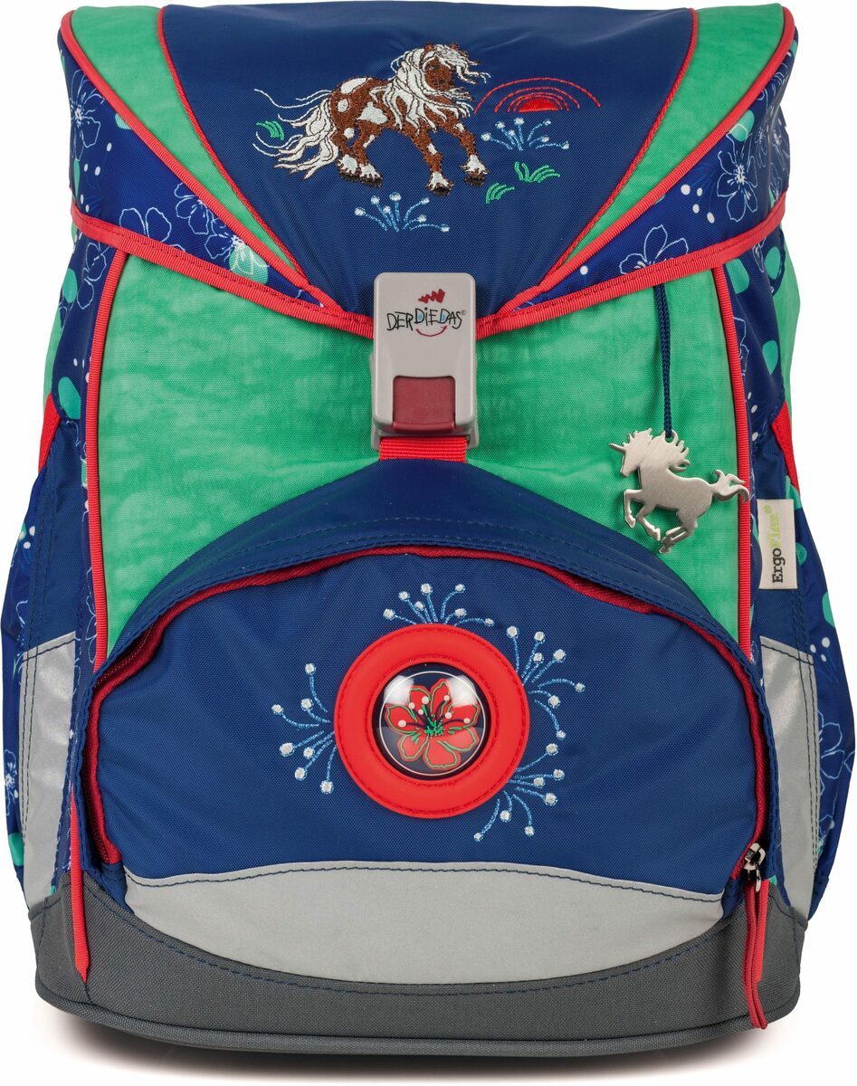 Bild 2 von DerDieDas® Schulrucksack ErgoFlex - Happy Pony (Set), bluesign® PRODUCT