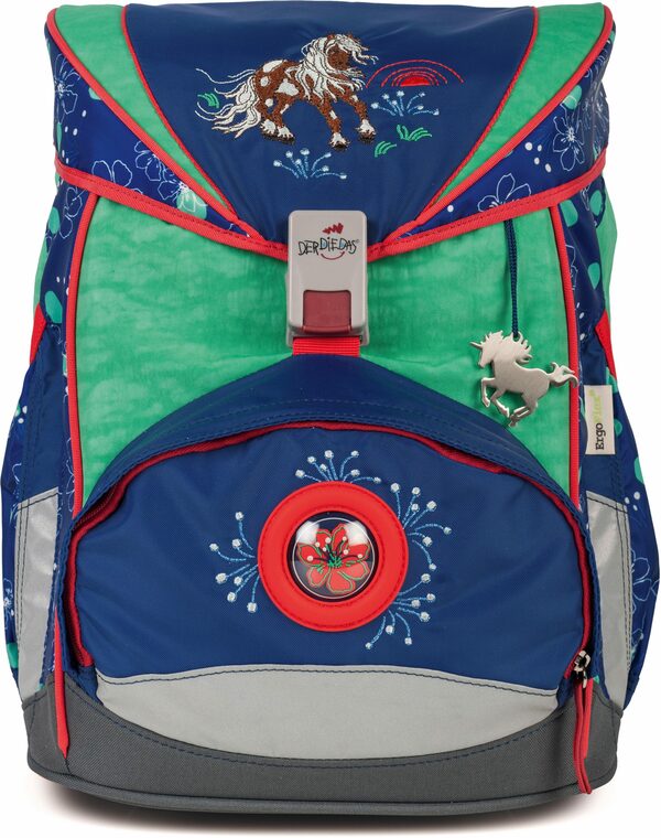 Bild 2 von DerDieDas® Schulrucksack ErgoFlex - Happy Pony (Set), bluesign® PRODUCT