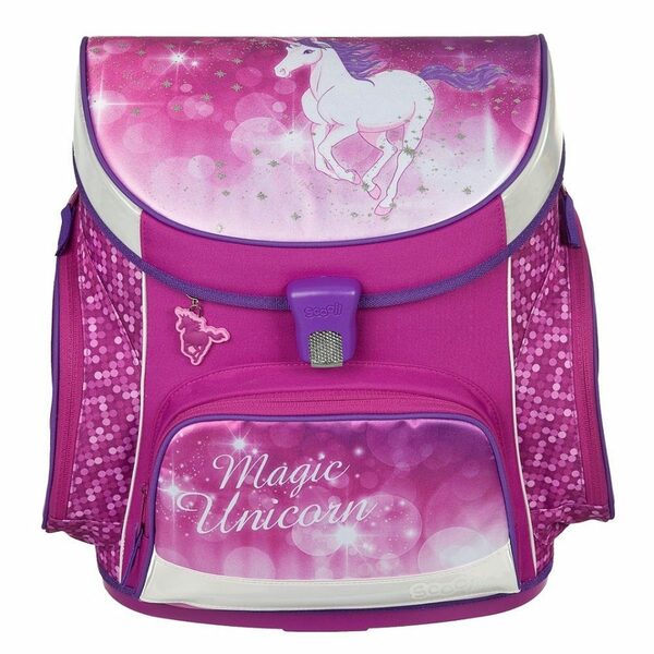Bild 2 von Scooli Schulranzen CampusFit (Set, 9-teilig inkl. Federmäppchen und Sporttasche), Magic Unicorn EINHORN
