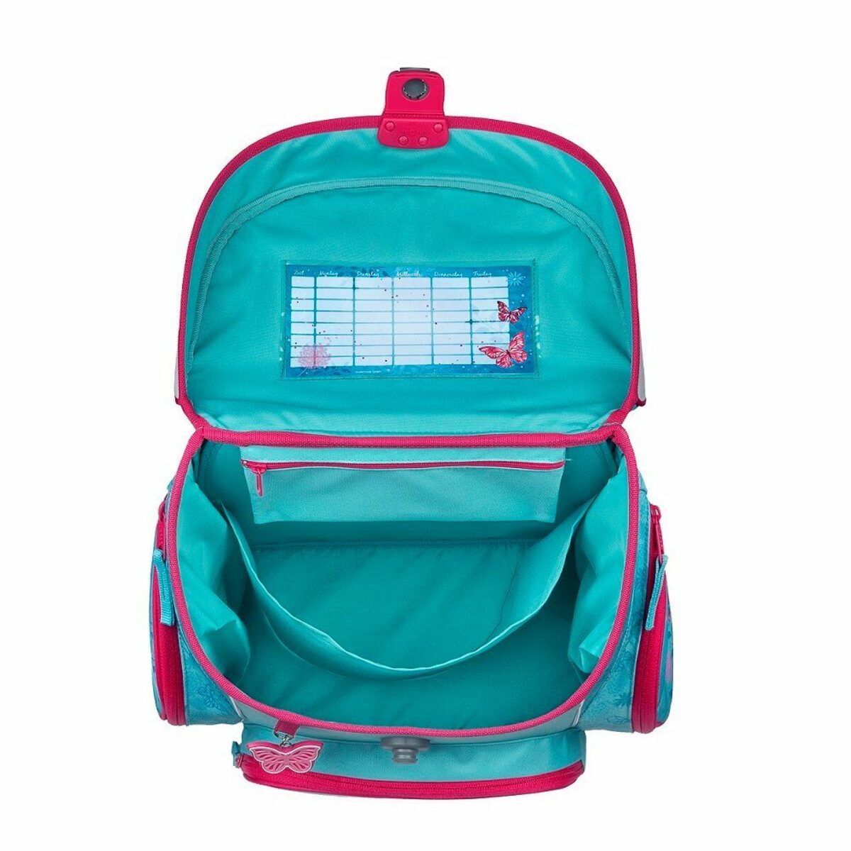 Bild 4 von Scooli Schulranzen Campus Fit (Set, 9-teilig inkl. Federmäppchen und Sporttasche), BUTTERFLY Schmetterlinge