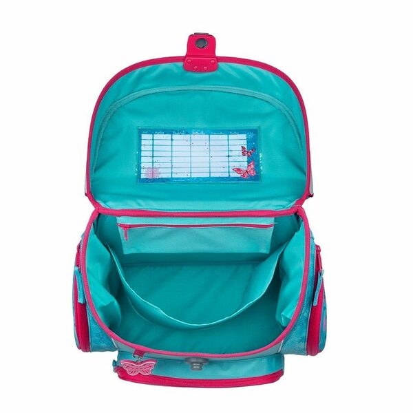 Bild 4 von Scooli Schulranzen Campus Fit (Set, 9-teilig inkl. Federmäppchen und Sporttasche), BUTTERFLY Schmetterlinge