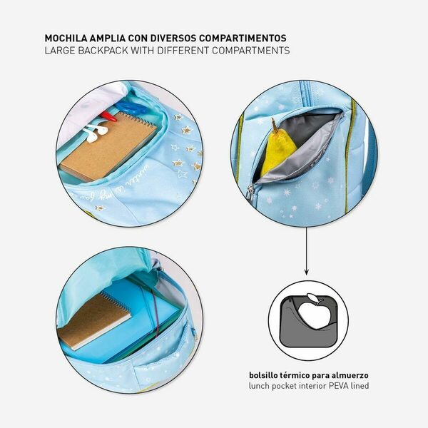 Bild 4 von Frozen Rucksack Schulrucksack Frozen Blau