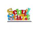Bild 1 von O'canny Schriftzug Schulstart aus Holz 20 cm