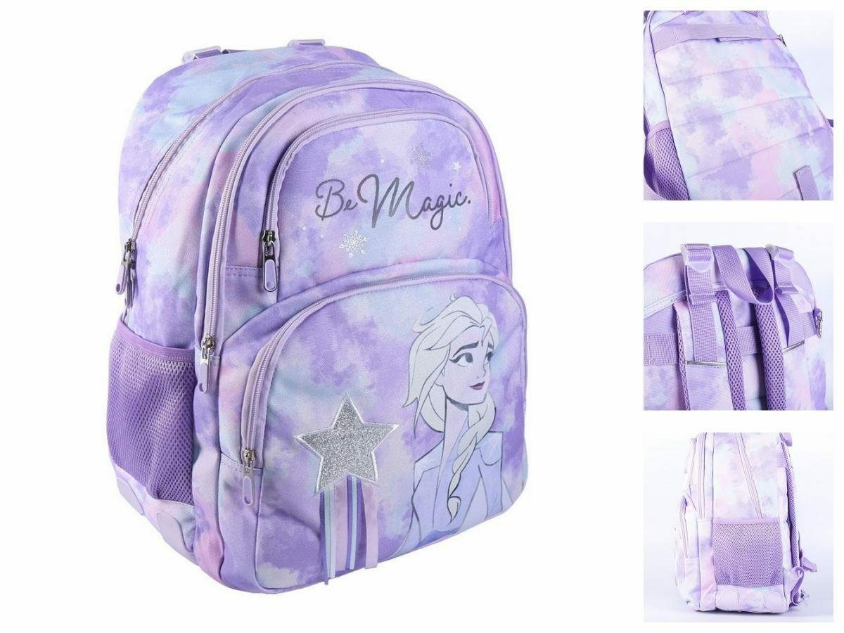 Bild 1 von Frozen Rucksack Schulrucksack Frozen Lila 32 x 18,5 x 44 cm