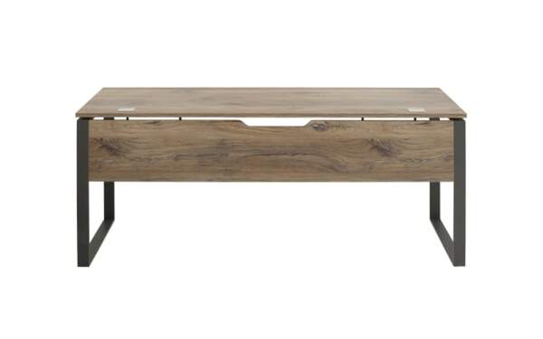 Bild 3 von Vito - Schreibtisch Tajo, anthrazit, Zinneiche Nachbildung