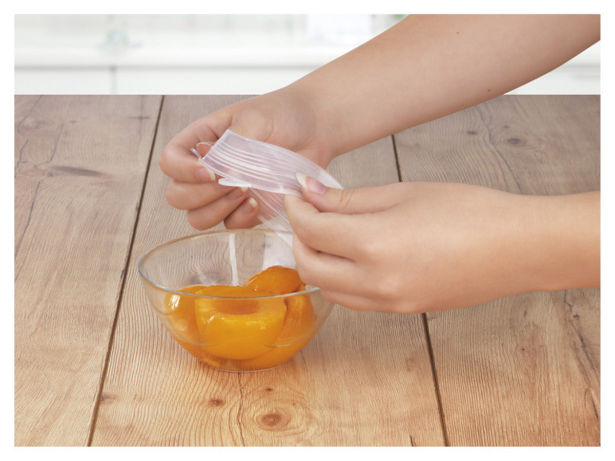 Bild 4 von GOURMETmaxx Flexible Silikondeckel, 12 Stück , transparent