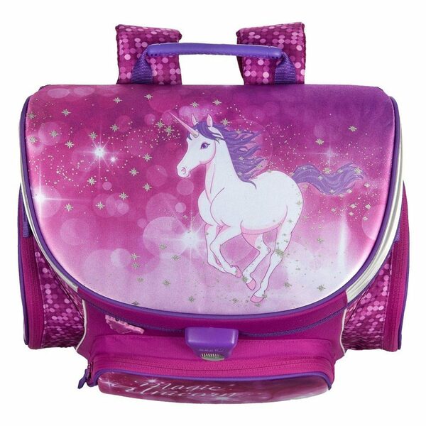 Bild 3 von Scooli Schulranzen CampusFit (Set, 9-teilig inkl. Federmäppchen und Sporttasche), Magic Unicorn EINHORN