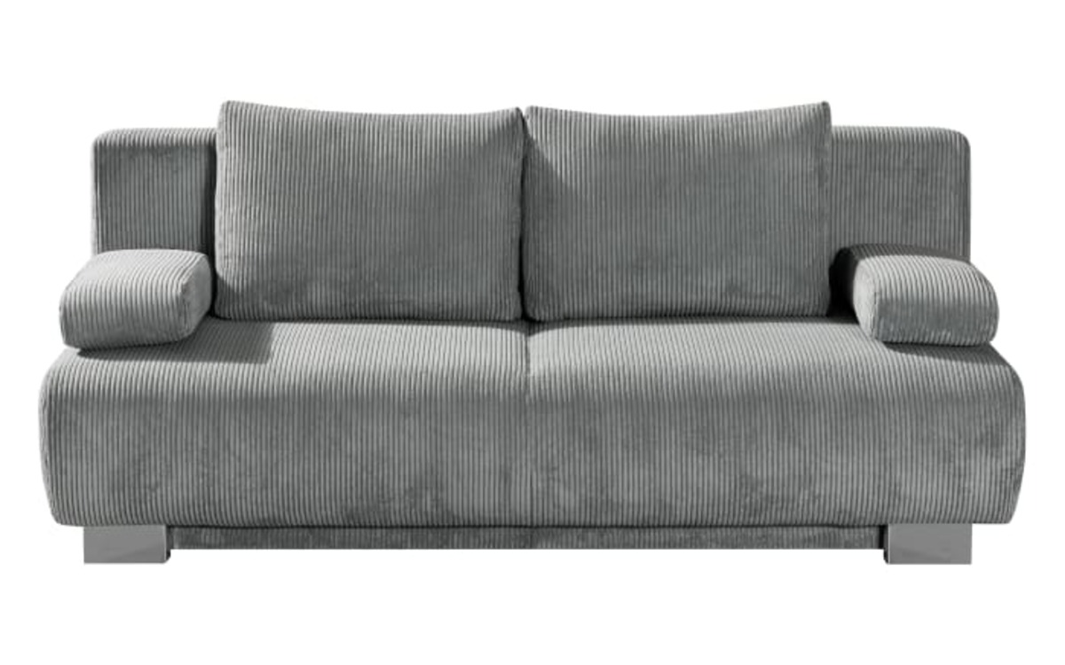 Bild 2 von Restyl - Querschläfer Rowan, Cord hellgrau, Liegefläche ca. 140 x 194 cm