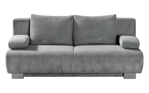 Bild 2 von Restyl - Querschläfer Rowan, Cord hellgrau, Liegefläche ca. 140 x 194 cm