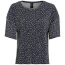 Bild 1 von Damen Plissee-T-Shirt mit Rundhals