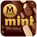Bild 1 von Magnum Mini Classic Almond White Familienpackung Eis 6 x 55 ml