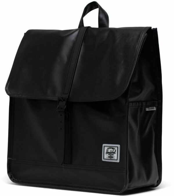 Bild 2 von Herschel Cityrucksack Weather Resistant, City Mid-Volume, Black, mit Laptopfach; aus recyceltem Polyester mit TPE Beschichtung