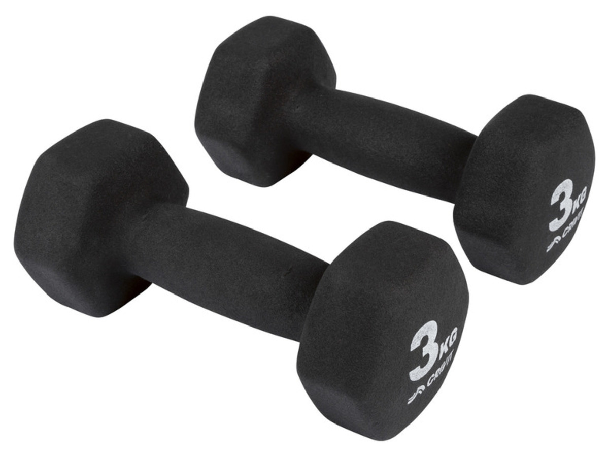 Bild 2 von CRIVIT Kurzhantel-Set, 2 x 3 kg / 2 x 5 kg