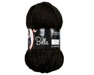 Wolle Bella aus 98% Polyacryl & 2% Polyester LL 88 m schwarz 50 g