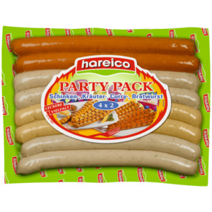 Hareico Party-Pack Grillbratwurst 500g