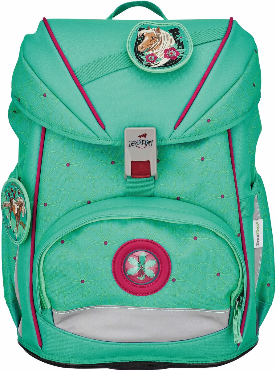 Bild 3 von DerDieDas® Schulrucksack ErgoFlex - Peppermint Pony (Set)