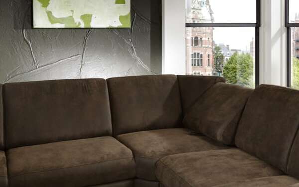 Bild 3 von Zehdenick - Wohnlandschaft ZE-EM05003 in mandel, mit Querschläferfunktion, Relaxrücken und Schubkasten