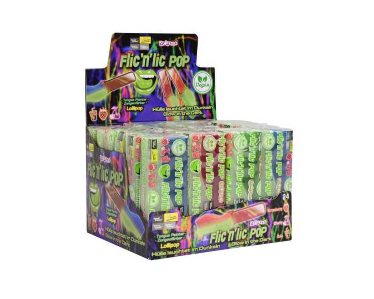 Bild 1 von Flic'n'lic Lolly Glow in the Dark 14 g