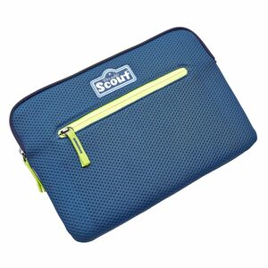 Scout Schulranzen Tablettasche 11 Zoll Blau (1 Stück), 11-Zoll, Notebook, I-Pad, Laptop