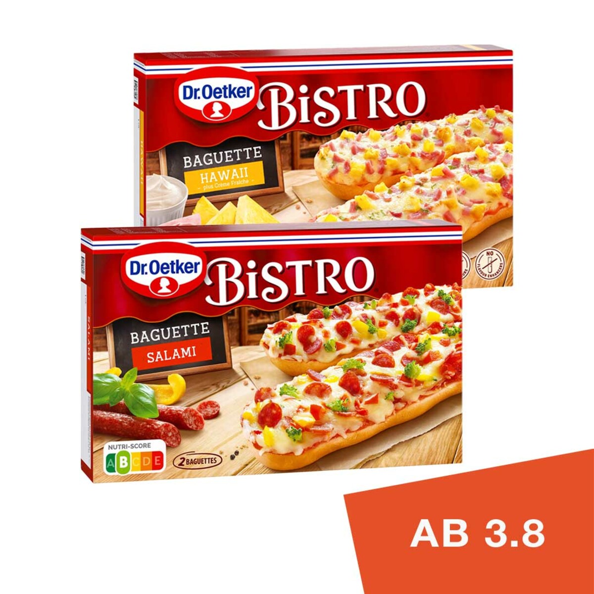 Bild 1 von DR. OETKER BISTRO BAGUETTE versch. Sorten, tiefgefroren, je 250-g-Pckg.