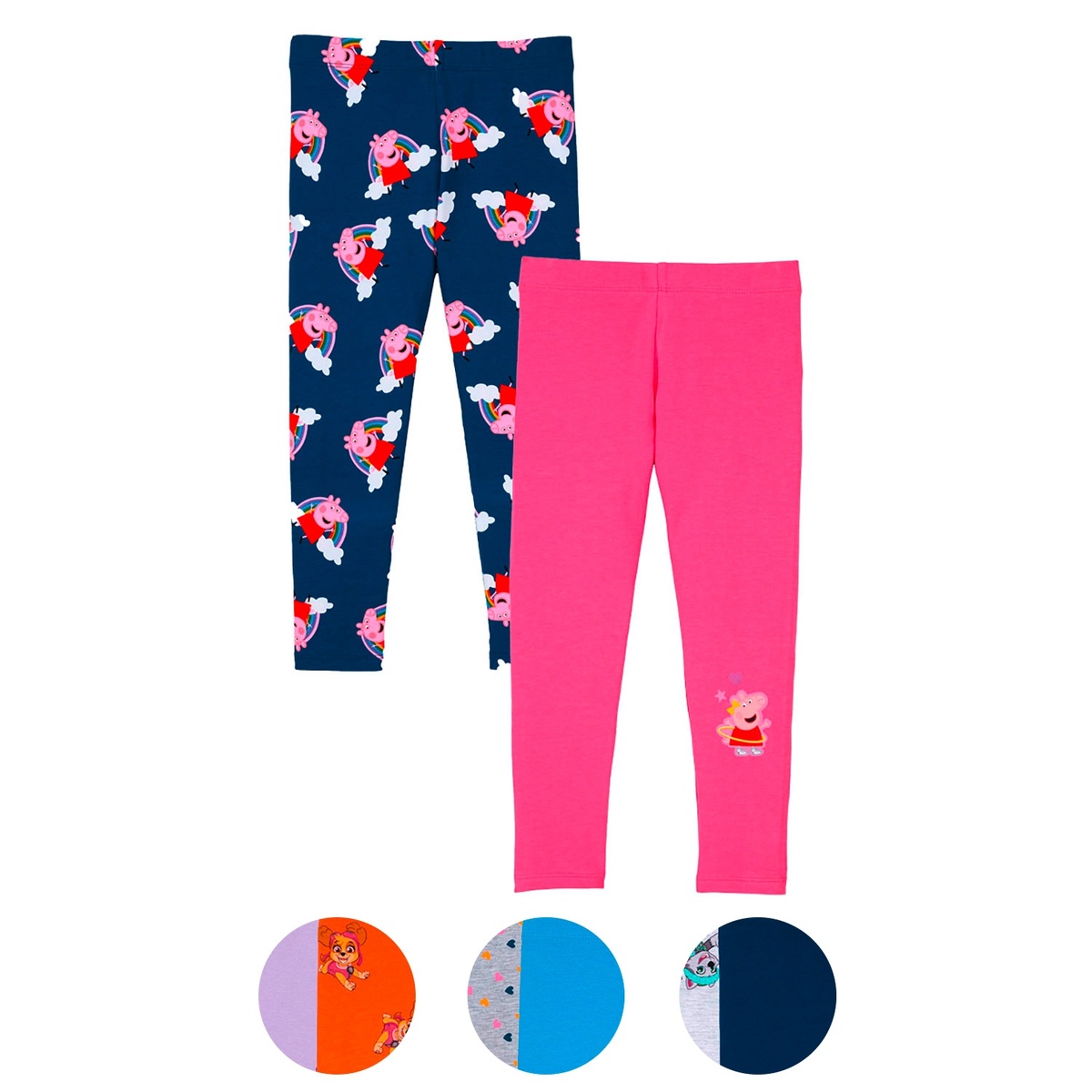 Bild 1 von Kleinkinder Leggings, 2er-Set