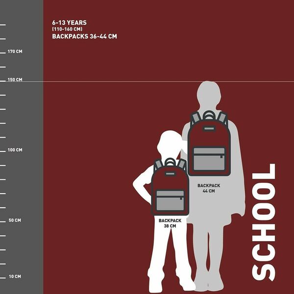 Bild 2 von Harry Potter Rucksack Schulrucksack Harry Potter Gryffindor Rot 30 x 18 x 46 cm