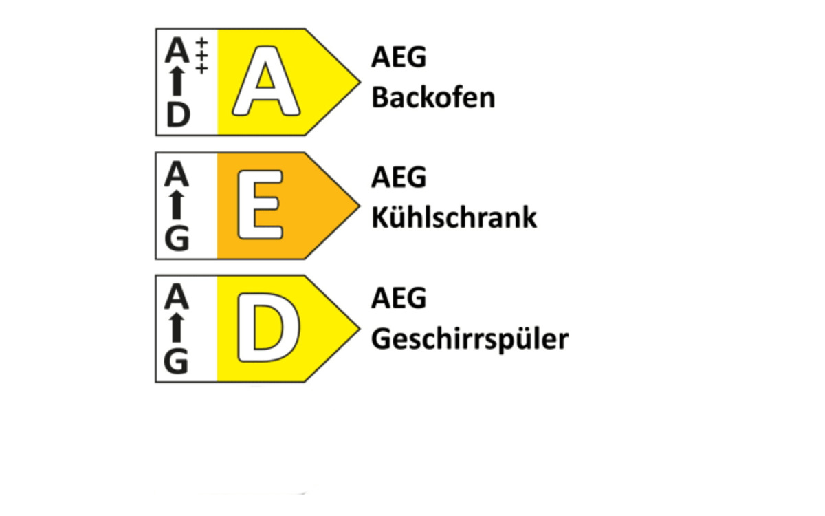 Bild 4 von Impressa - Einbauküche Laser soft, schwarz, inkl. AEG Elektrogeräte