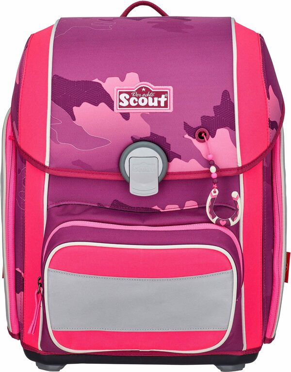 Bild 2 von Scout Schulranzen Genius, Pink Horse (Set), ent. recyceltes Material (Global Recycled Standard); bluesign® PRODUCT